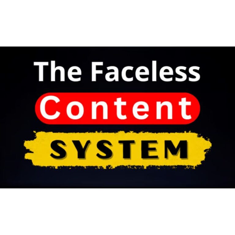 The Faceless Content System by The Faceless Marketer