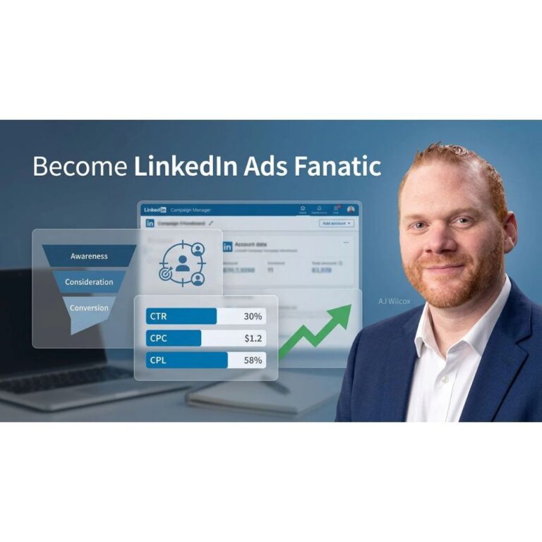 Become LinkedIn Ads Fanatic by AJ Wilcox