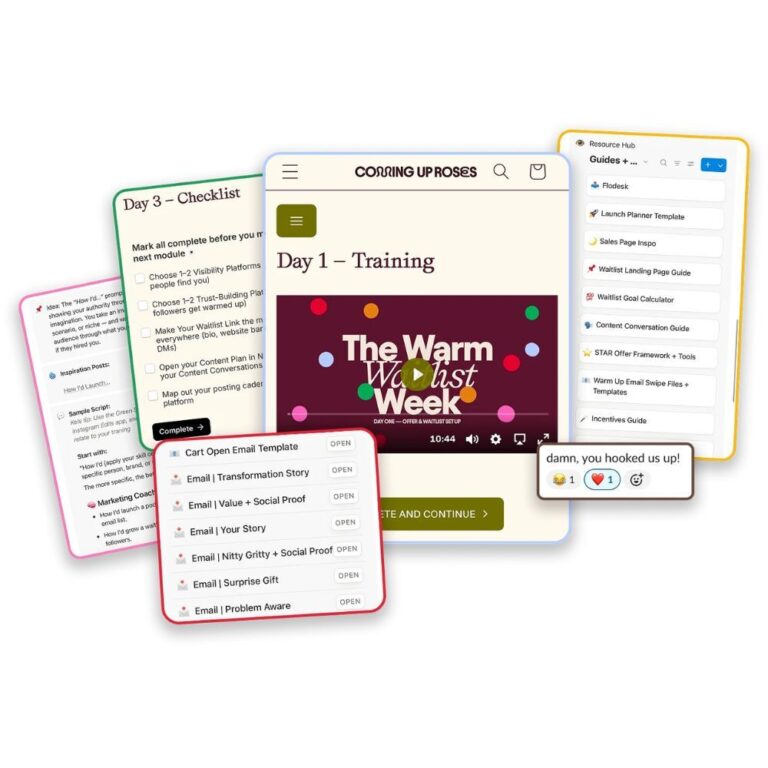 The Warm Waitlist Week by Kelsey McCormick