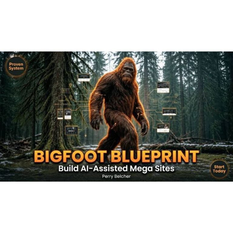 Bigfoot Blueprint Workshop by Perry Belcher