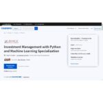Investment Management with Python and Machine Learning Specialization